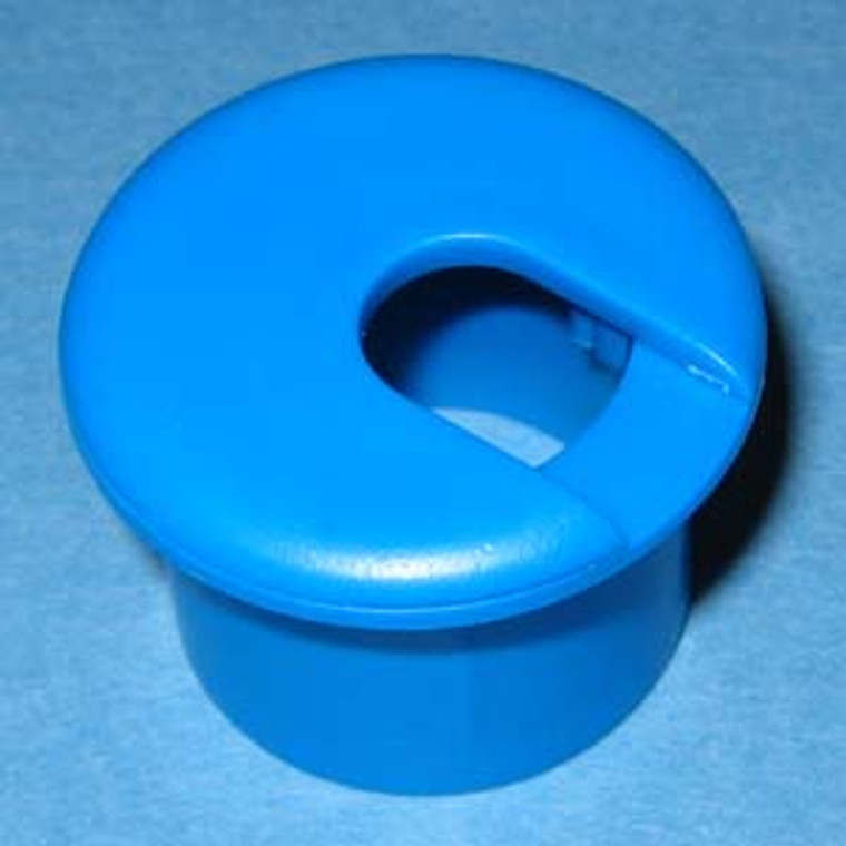 Round Wire Management Grommet Blue 1", Pkg of 25