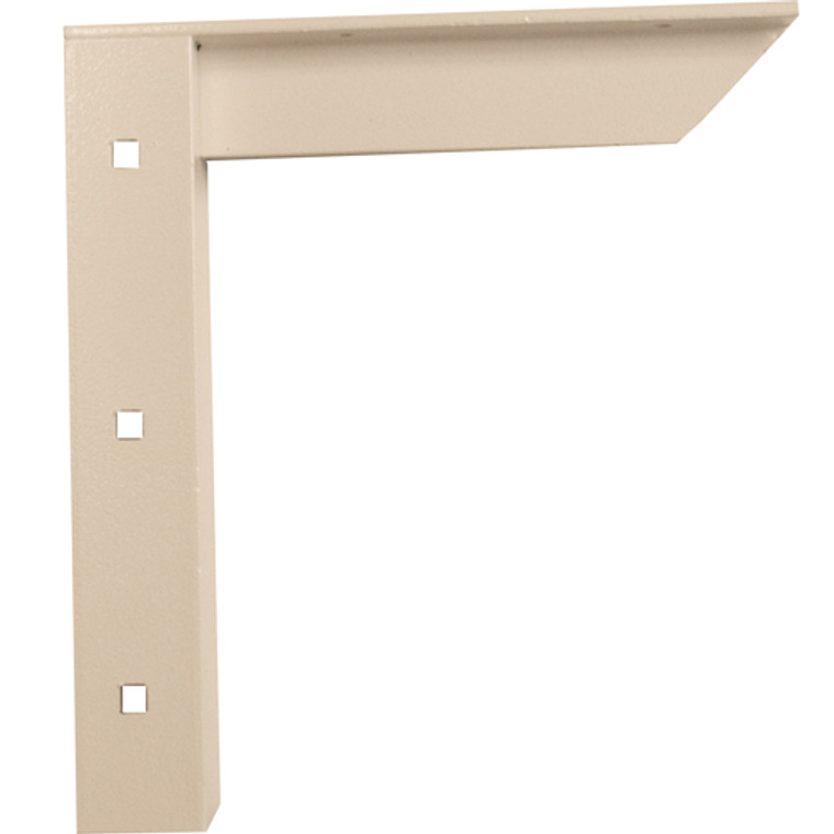 Standard Concealed Brackets, 2060 Lbs Per Pair White 18" X 18" High