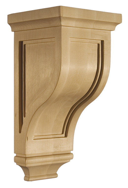 Art for Everyday Corbels, Paint Grade 6-1/8" W X 6-1/2" D X 13-1/4" H