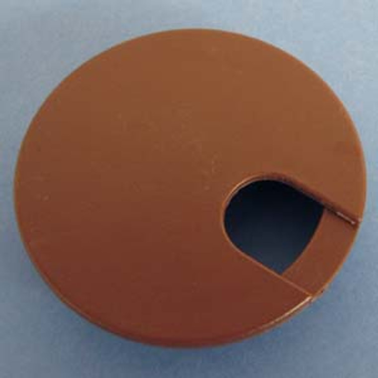 Round Wire Management Grommet Cocoa Brown 3", Box of 50