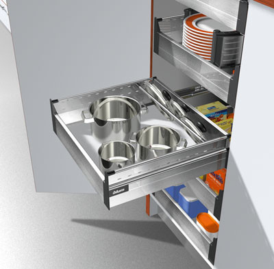 Interior Rollout, B Height, Narrow Wall. Choose from 75lb. gray, 110lb gray, 75lb stainless steel and 110lb stainless steel, Stainless Steel 500Mm (19-11/16")