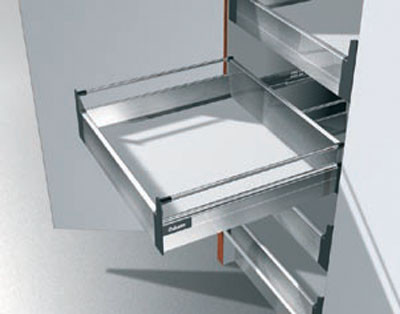 Interior Rollout, B Height with single gallery. Choose from 75lb. gray, 110lb gray, 75lb stainless steel and 110lb stainless steel, Gray 350Mm (13-3/4")