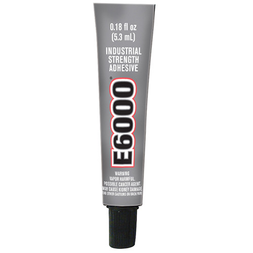 E6000 Industrial Adhesive, Squeeze Tube 0.18 Ounce