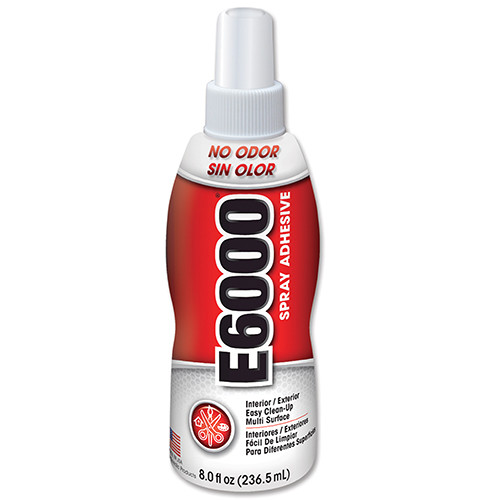 E6000 Industrial Adhesive Spray Bottle, Spray Bottle 8 Ounce