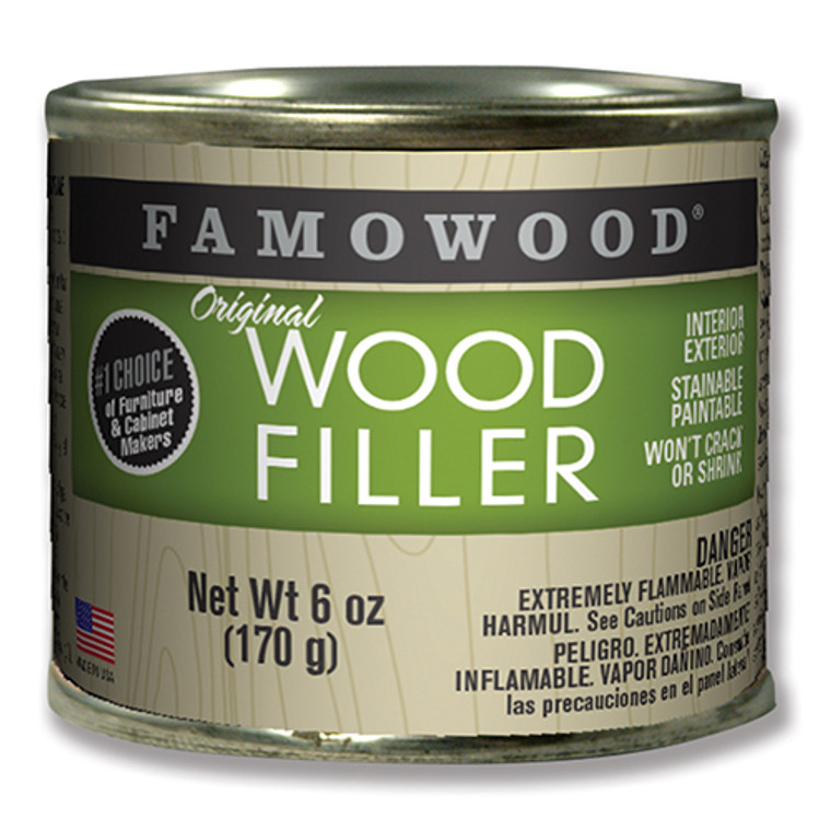 Famowood Wood Putty 1/4 Pint, Ash 1/4 Pint