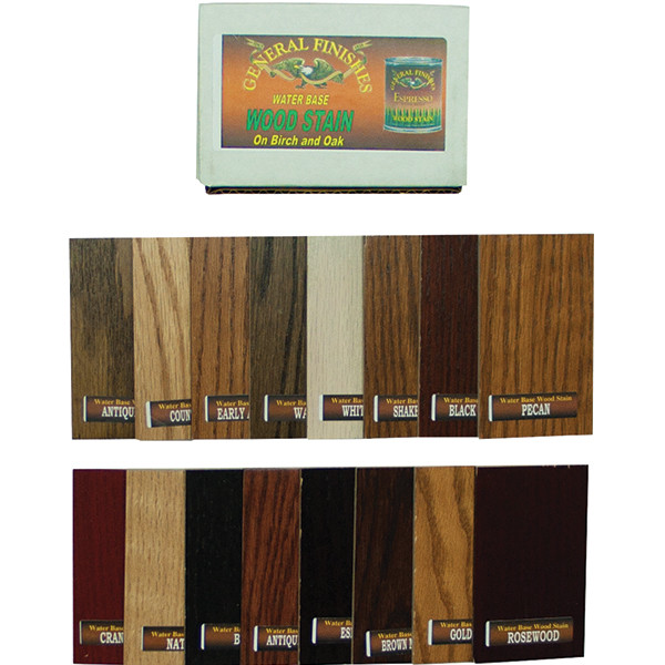 General Finishes Wood Stain Color Chips,