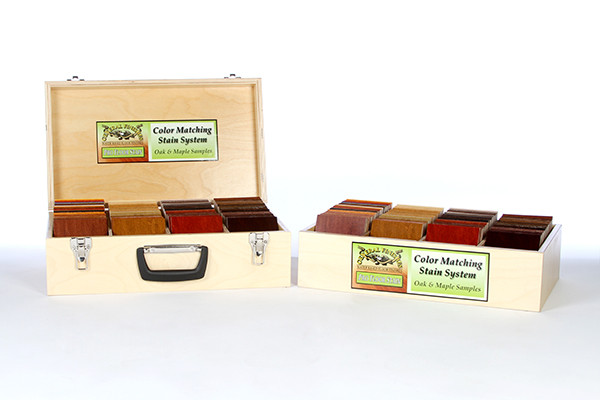 Water Based Ready to Match (RTM) Stain System Color Chip Box,No Lid