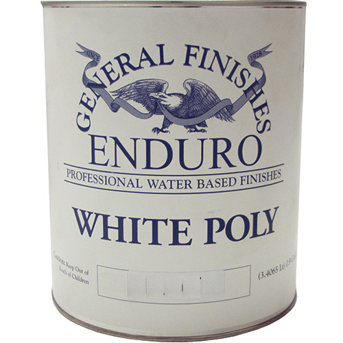 Water Based Pigmented Poly, White Poly Gloss 1 Gallon