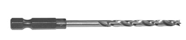 Hex Shank Brad Point Drills, 7/32" 6mm