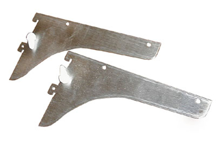 Stainless Steel Shelf Brackets, Stainless Steel 16"