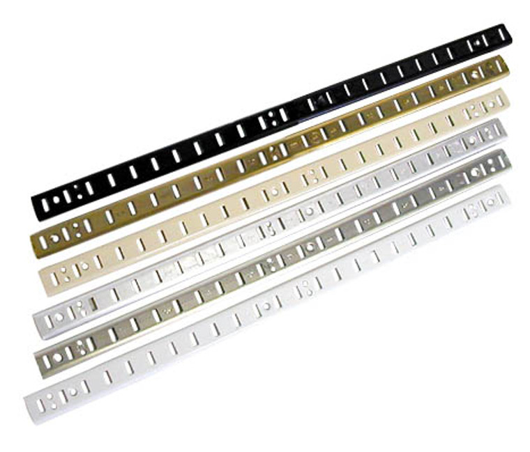 Steel Shelf Standards, Zinc 96" 10pcs