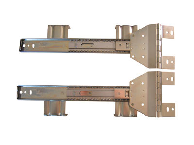 Retractable Flipper Door Hardware, Anochrome 24-1/8" 19-1/2"
