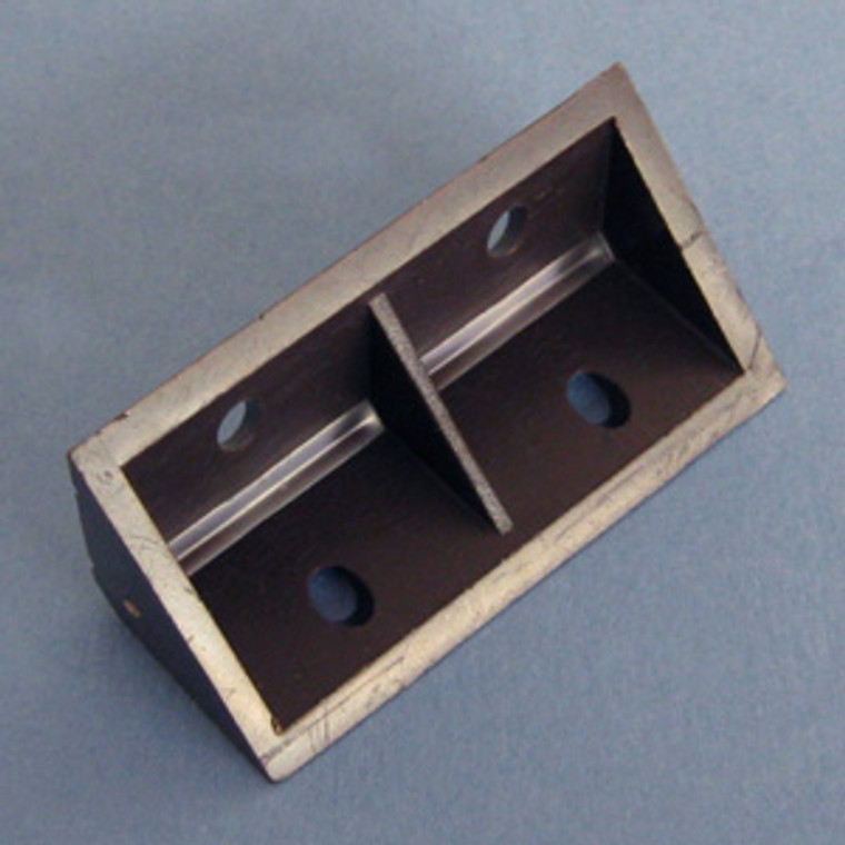 Vertical Corner Brace Brown 2" X 3/4" X 3/4", Pkg of 100