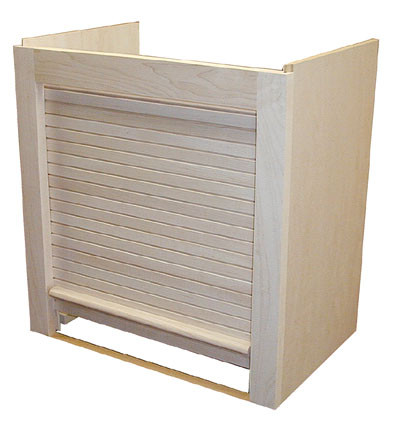 Straight Appliance Garage, Hickory 24"