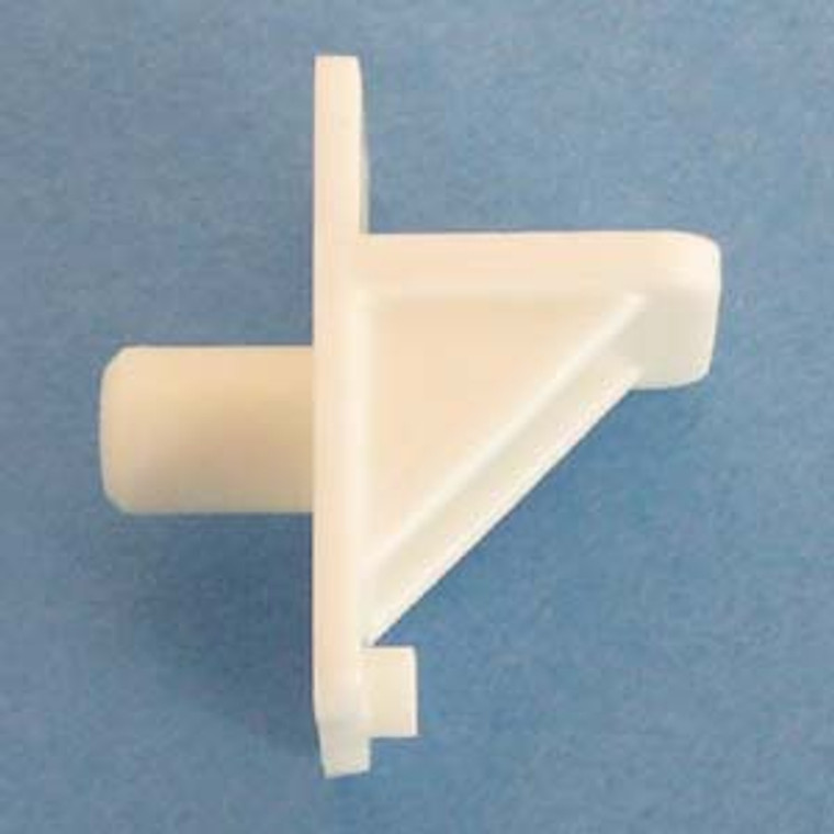 Shelf Support 1/4" - 5/16" peg, White, Pkg of 100