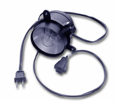 Incandescent Light w/Adjustable Mounting Ring, Similar To # Slfgr3 Blk Black
