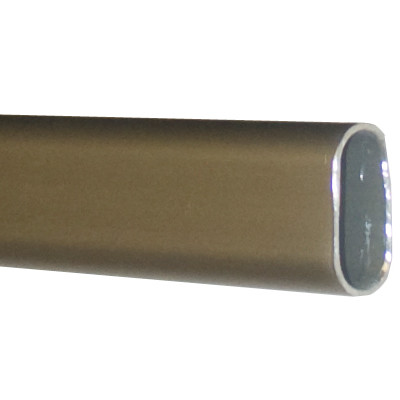 Oval Tubing, Dull Nickel 96"