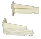 1 Pair Rear Supports Brackets Sockets For KV Epoxy Coated Euro Slides ,4"