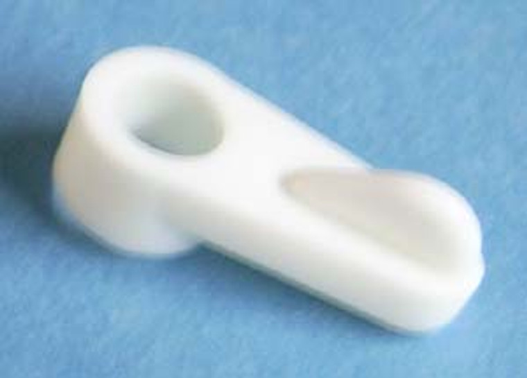 Window Clip White 1/16", Bag of 8