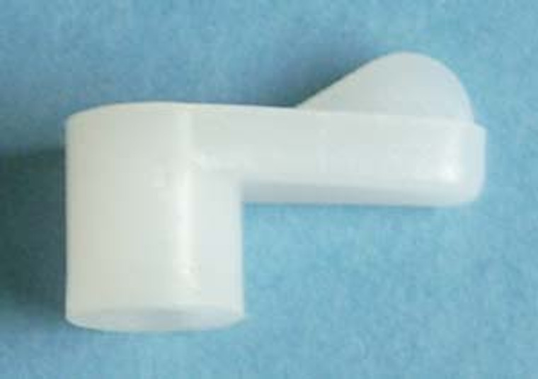 Window Clip White 1/4", Pkg of 100