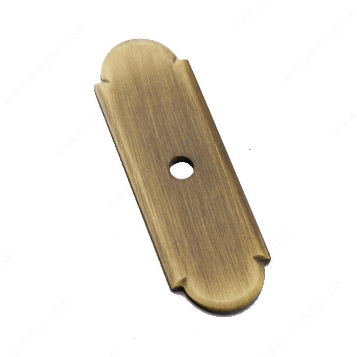 Cabinet Escutcheon 0975, Finish Antique Brass