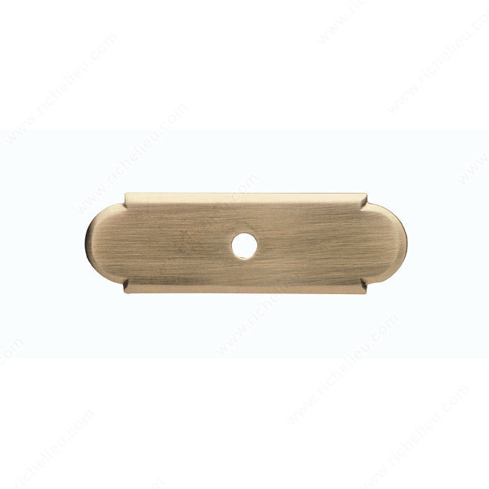 Cabinet Escutcheon 0975, Finish Polished Nickel