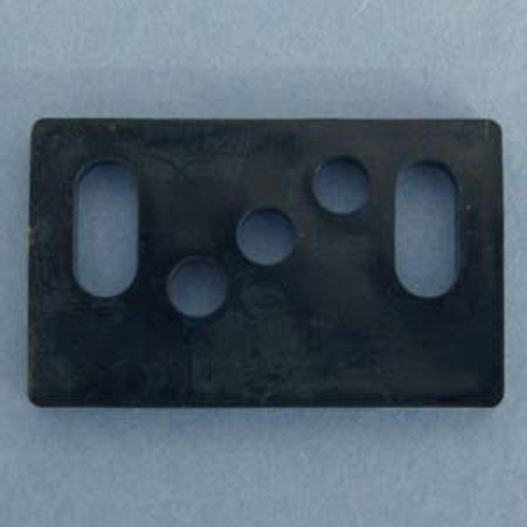 Lock Spacer 1/8" Black, Pkg of 25