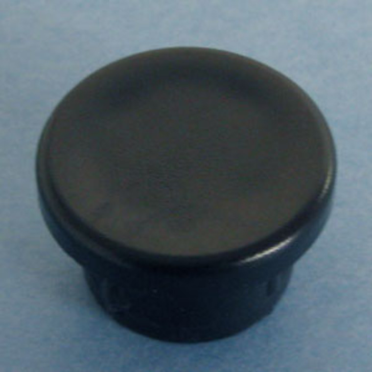 Tube Cap Black 3/4", Bag of 4