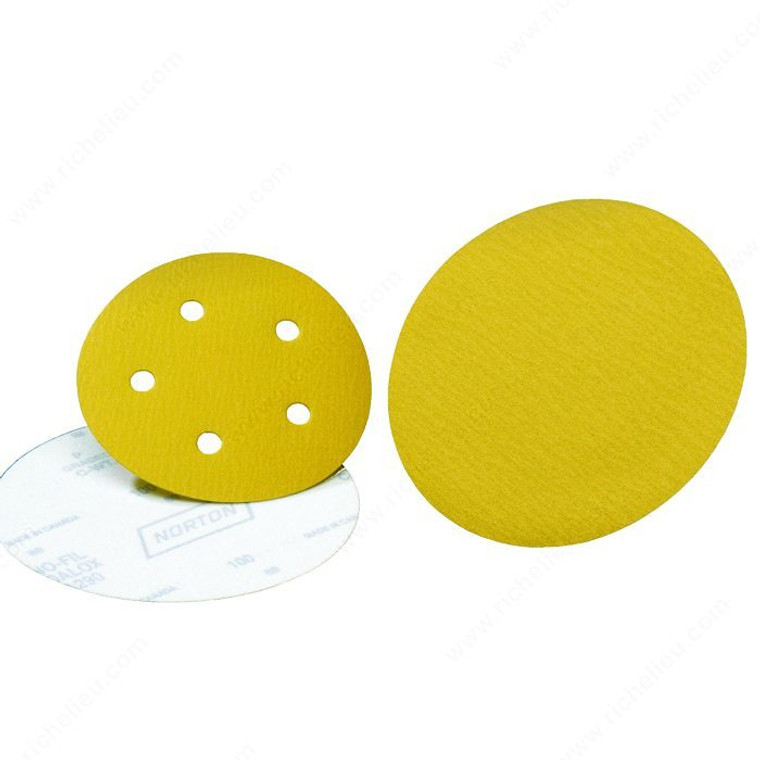 Sanding Disc - A290, Vacuum 6 Holes, Grit Texture Medium, Grit 150, Diameter 6 in
