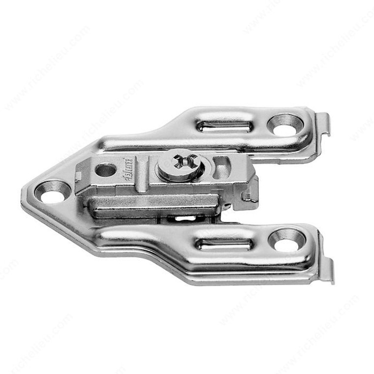 Face Frame Cam Adapter Plate, Center Mount, Height 6 mm PRO-PACK 10