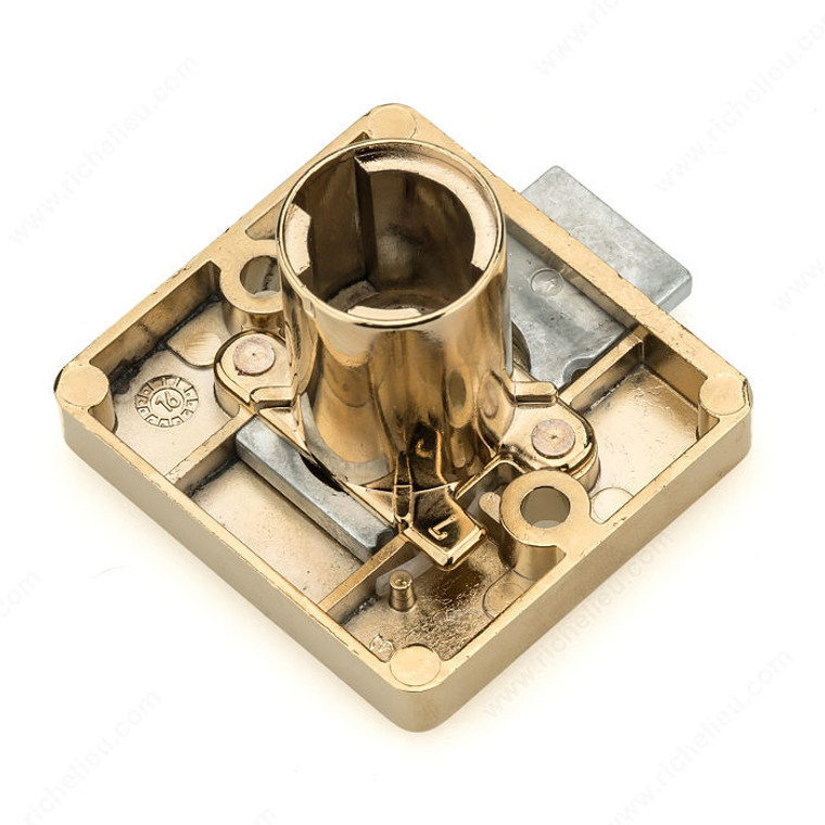 #1842 Series Lock, Cylinder Length 23.2 mm, Application Single Drawer, Finish Gold