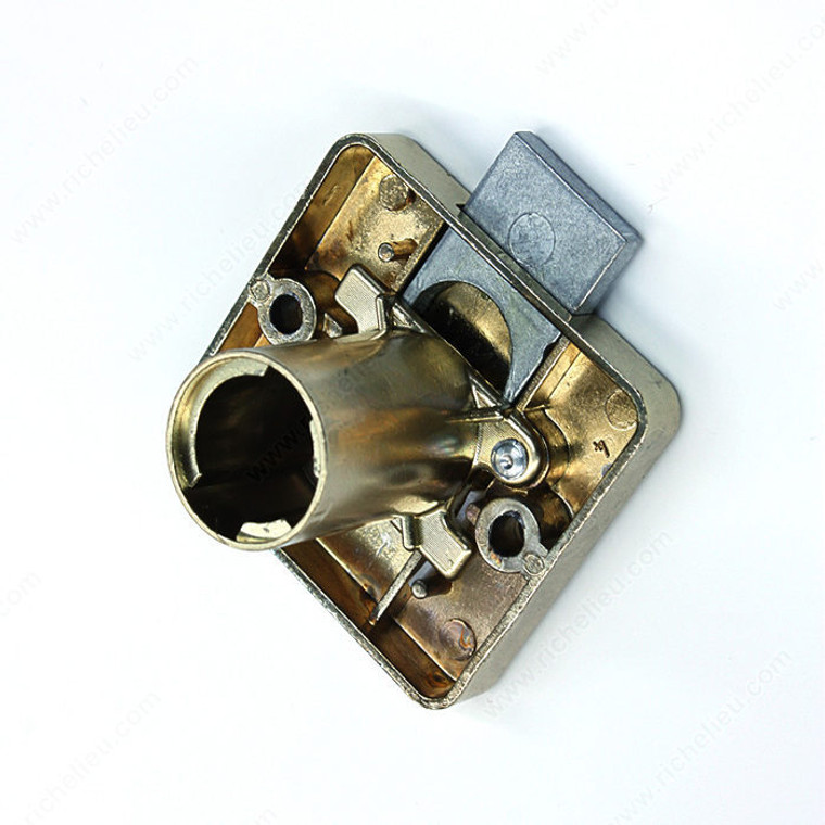 #1842 Series Lock, Cylinder Length 22.5 mm, Application Single Drawer, Finish Brass