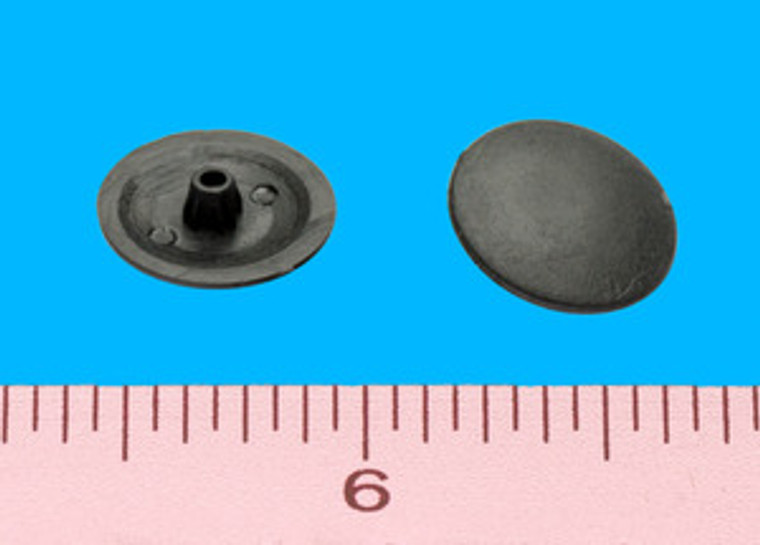 Phillips Screw Cover Cap Black, Pkg of 100