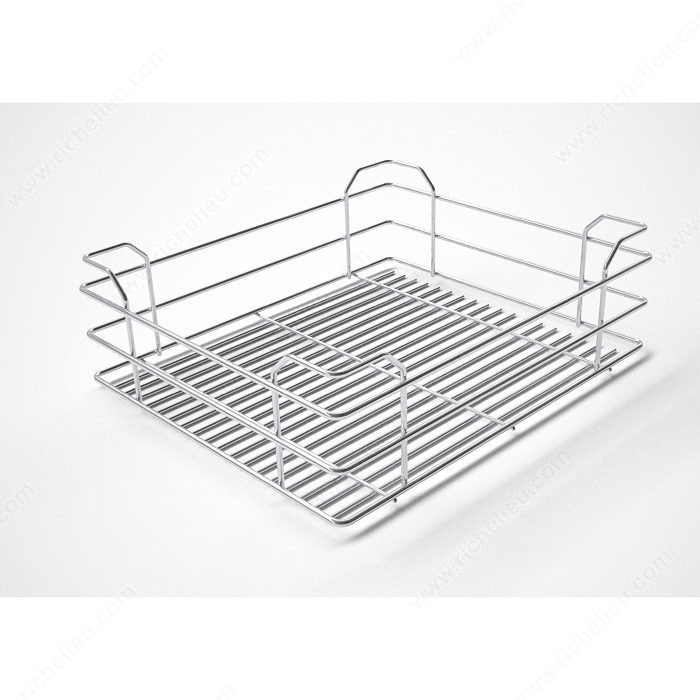 Set of 4 Chrome Wire Baskets for Smart Corner III,