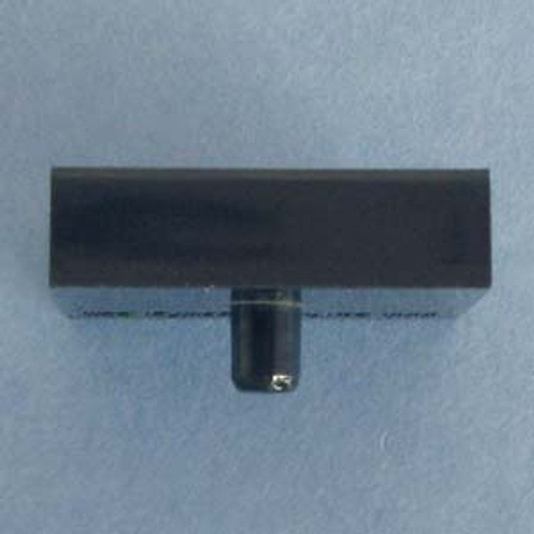 Vertical Divider Clip Black 3/4" with 5mm peg, Pkg of 100