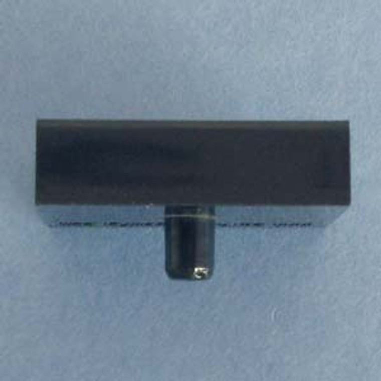 Vertical Divider Clip Black 3/4" with 5mm peg, Bag of 4