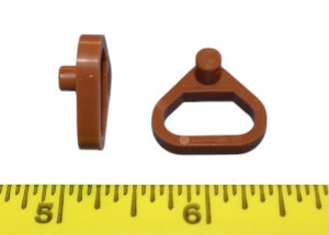 Shelf Hold Down Tan 5mm peg, Bag of 1pc 1955T