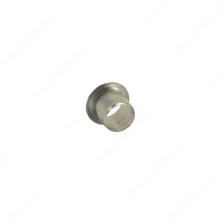 Metal Shelf Pin Sleeve, Drilling Diameter 1/4 in, Finish Brass PRO-PACK 100