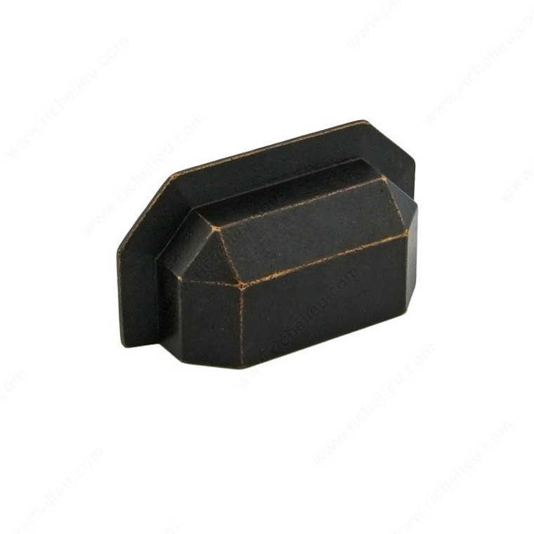 Transitional Cast Iron Pull - 3886, Finish Florentine Bronze