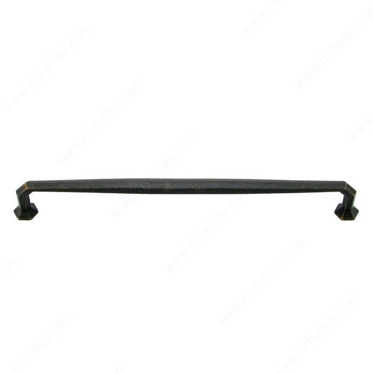 Transitional Cast Iron Pull - 38871, Finish Florentine Bronze