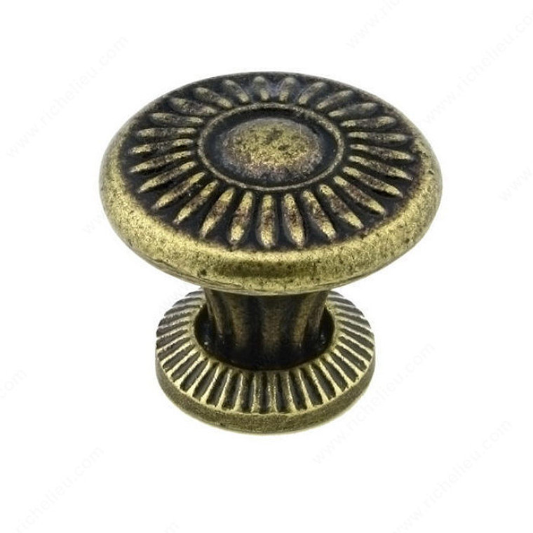 Traditional Cast Iron Knob - 3888, Finish English Bronze, Diameter - Overall Dimensions 32 mm, Projection - Overall Dimensions 29 mm Traditional Cast Iron Knob - 3888, Finish English Bronze, Diameter - Overall Dimensions 32 mm, Projection - Overall Dimensions 29 mm