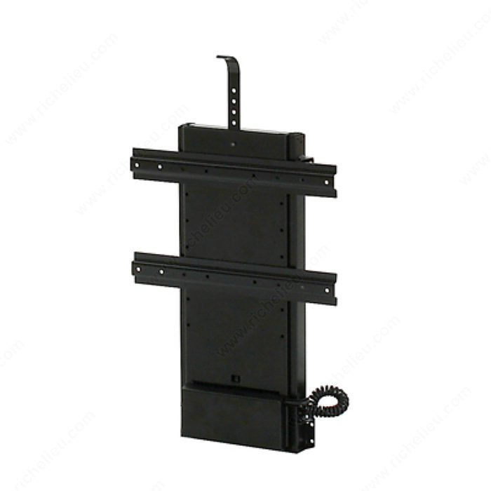 Electric Flat Screen TV Lift, Load Capacity 11 to 150 lb, Maximum Travel 27 1/2 in, Adjustable Travel Yes