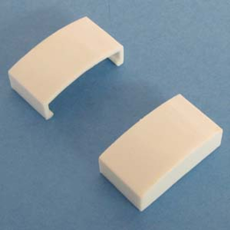 Extrusion End Cap White, Pkg of 25