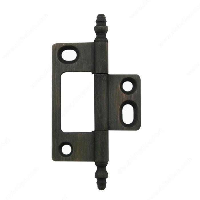 Classic Brass Bifold Hinge - 5201, Finish Brushed Oil-Rubbed Bronze, Finish Number BORB