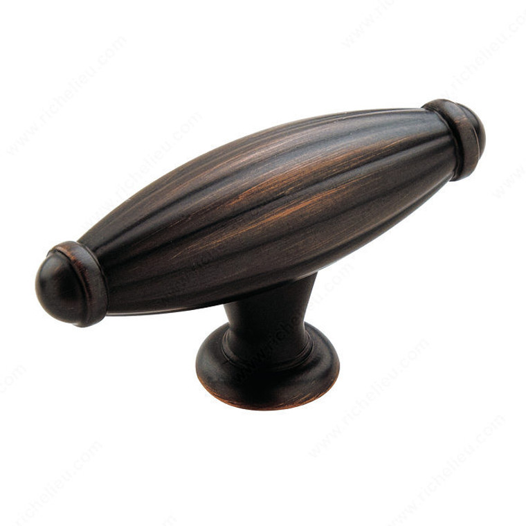 Allison Zinc Knob - 55220, Finish Oil Rubbed Bronze, Length - Overall Dimensions 2.63 in PRO-PACK 2