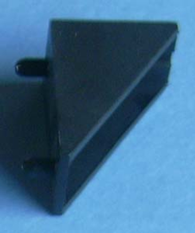 Shelf Support - Garage Style - 5mm pegs, Black, Pkg of 100