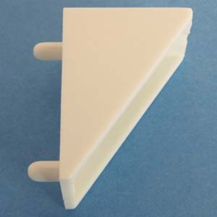 Shelf Support - Choose your color , Garage Style - 5mm pegs, White, Pkg of 1