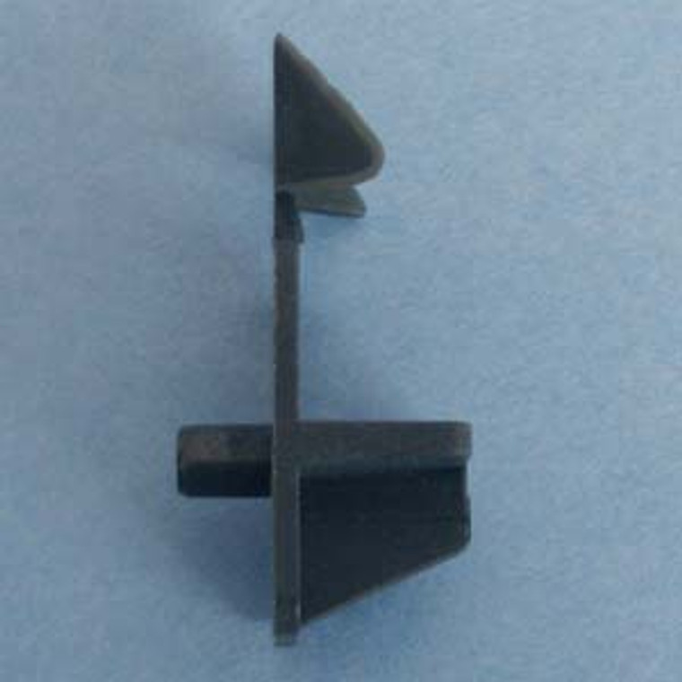 Shelf Support - 5/8" - 5mm peg - Locking Wings, Black, Pkg of 500