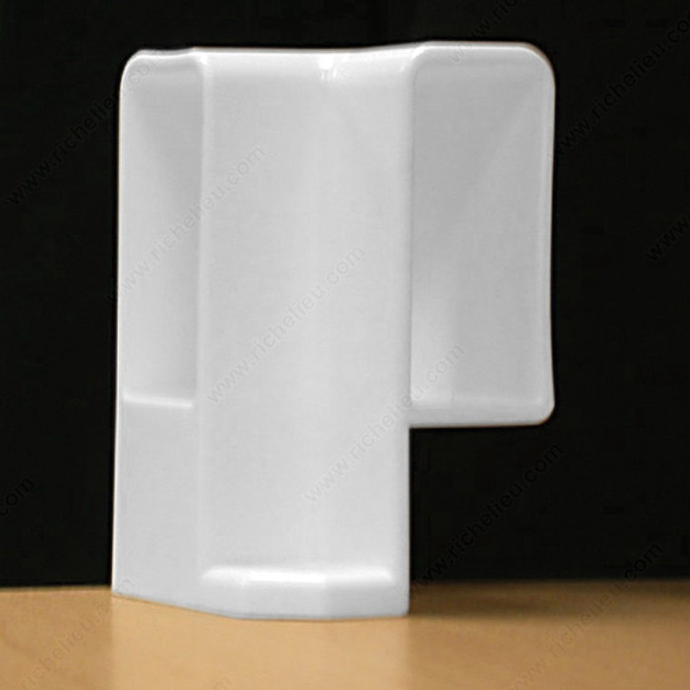 Corner Post, Finish White, Corner Side Right PRO-PACK 10