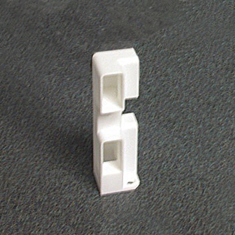Double Reversible Corner, Finish White PRO-PACK 5